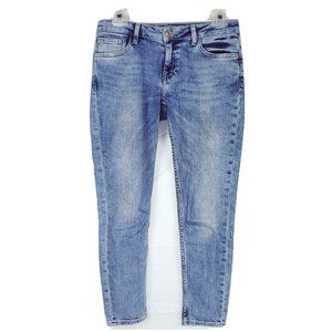 Zara Basic Z1975 Premium Denim Ankle Jeans Sz 2